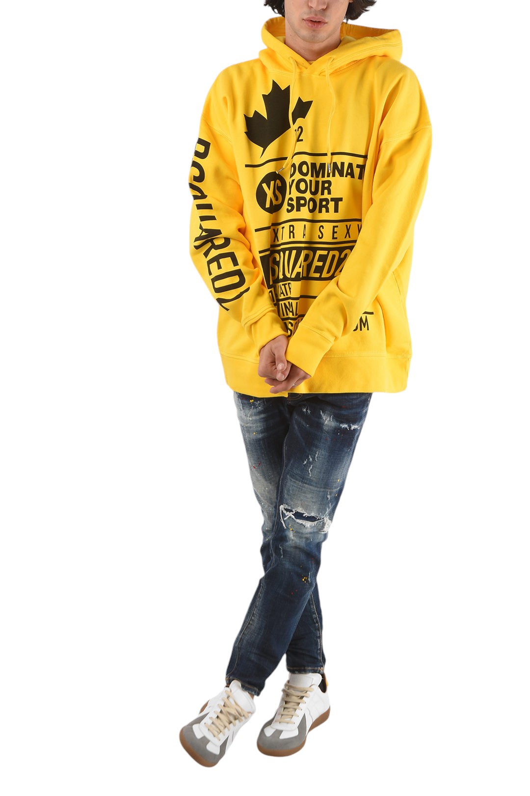 Dsquared Hoodie Black/Yellow