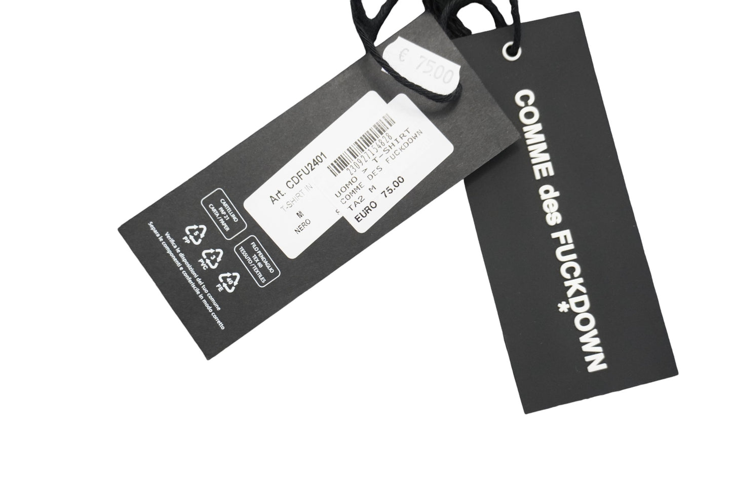 Comme des Fuckdown Shirt MASK BLK