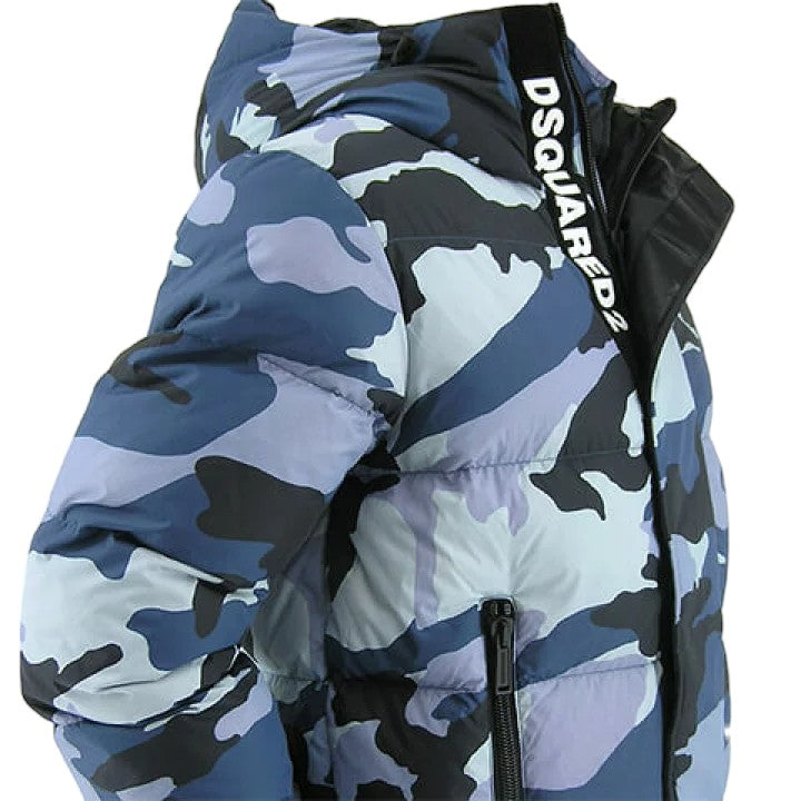Dsquared 2 Jacket Camouflage Blue