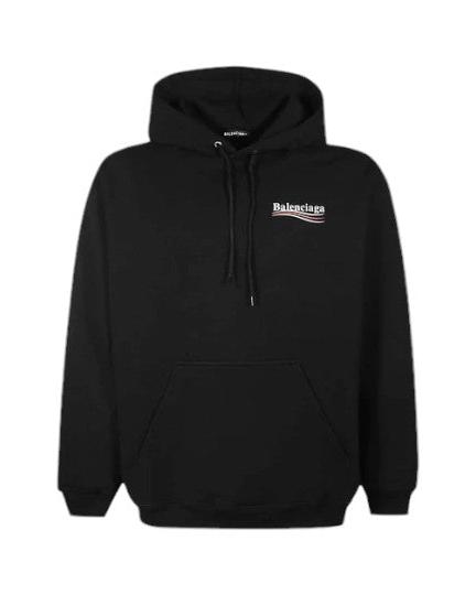 Balenciaga Hoodie "Waves" Logo Print