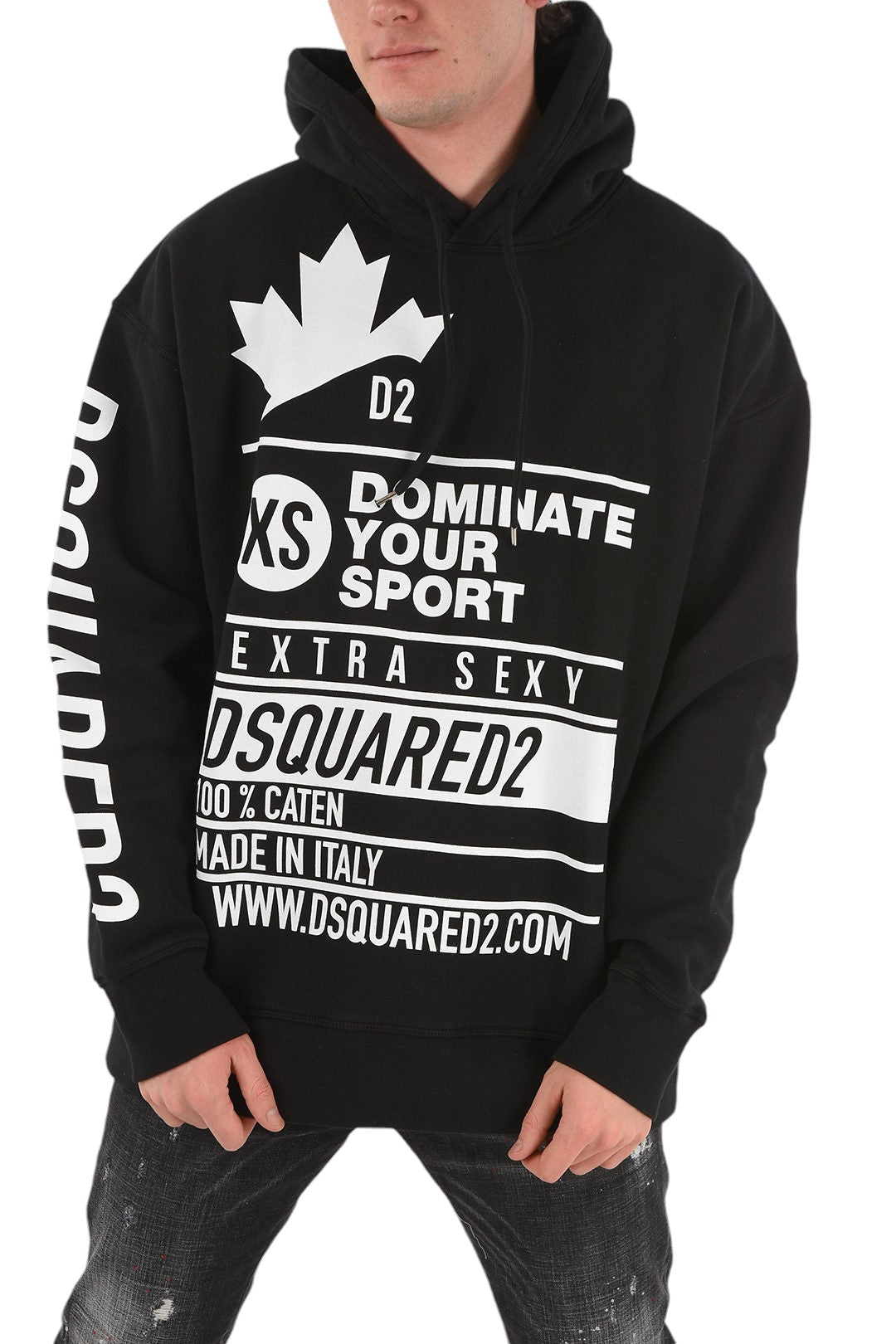 Dsquared Hoodie Black/White