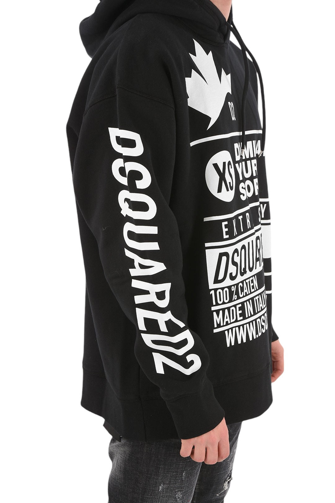 Dsquared Hoodie Black/White