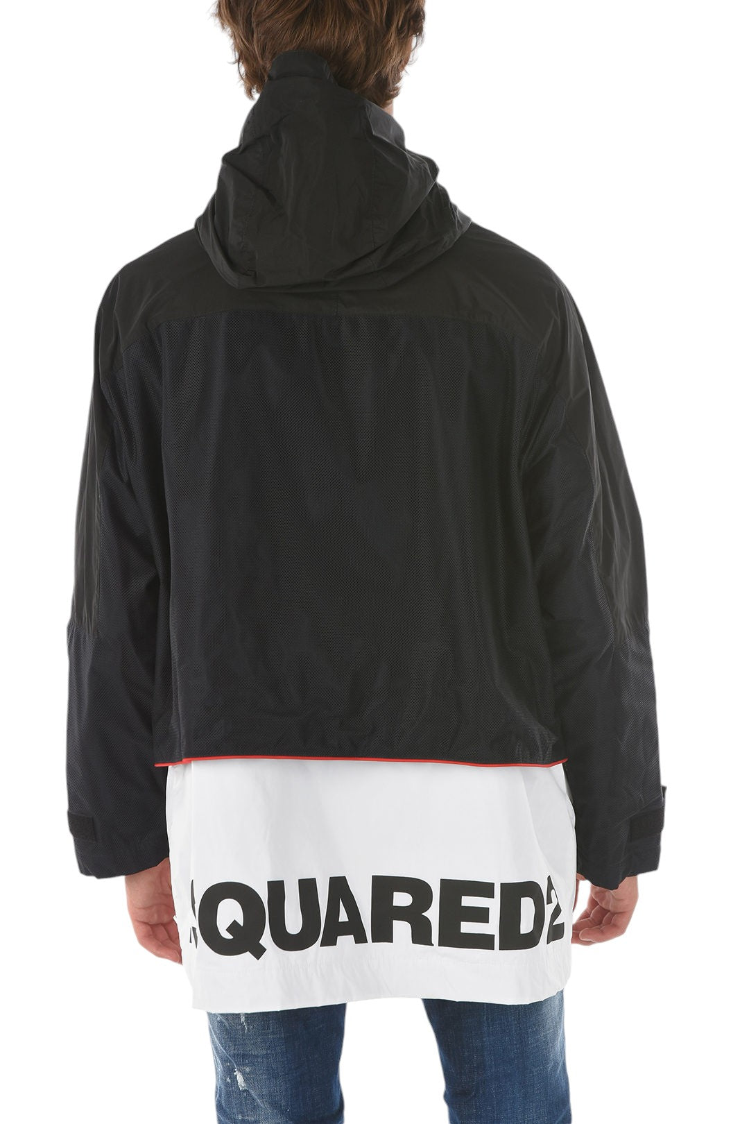 Dsquared 2 Windbreaker Black/White long