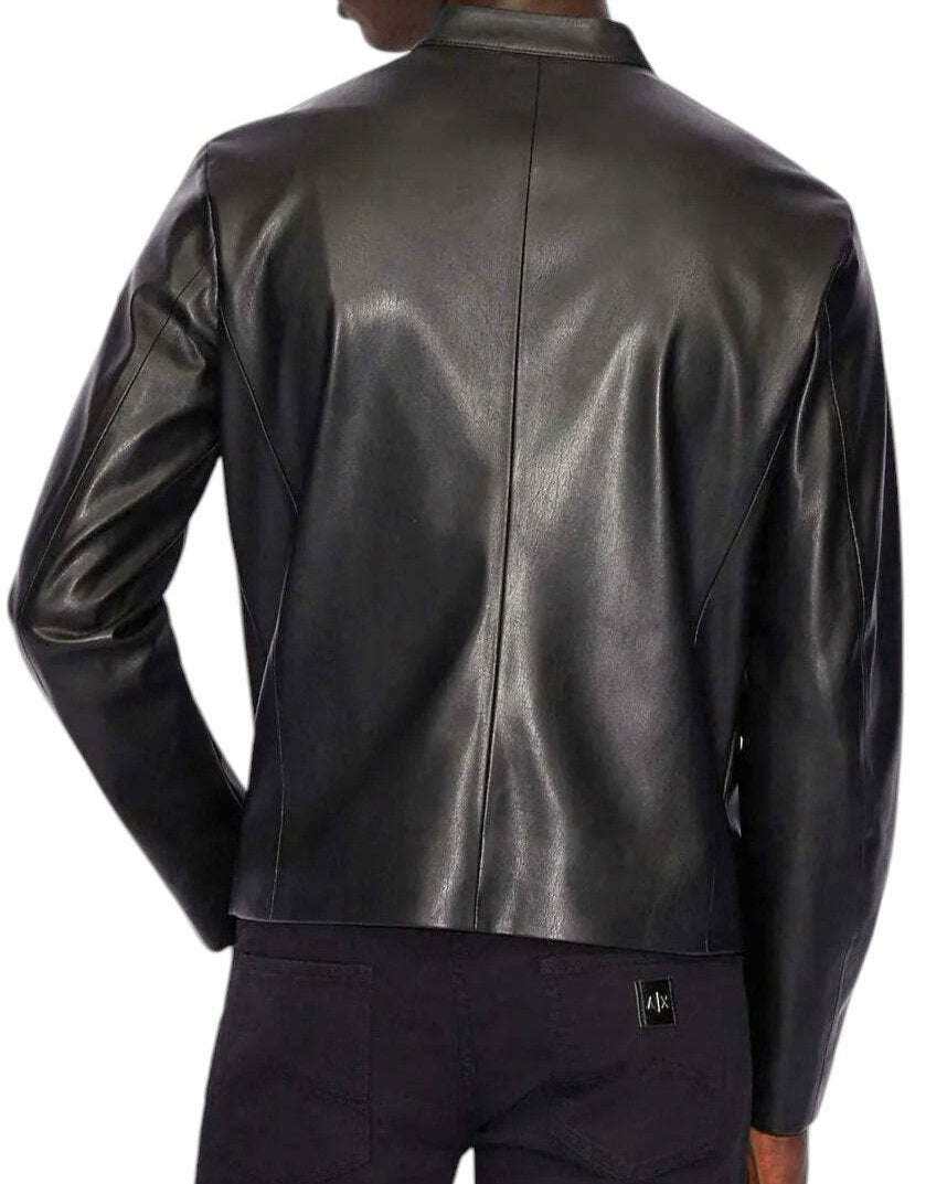 Armani Exchange Lederjacke "Solid"