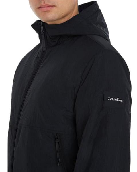 Calvin Klein "Padded Crinkle Nylon Jacket"