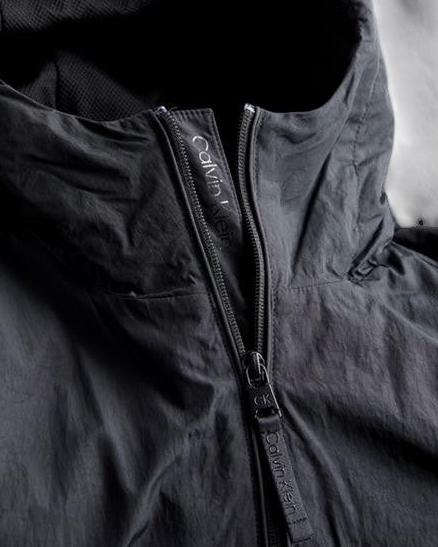 Calvin Klein "Padded Crinkle Nylon Jacket"