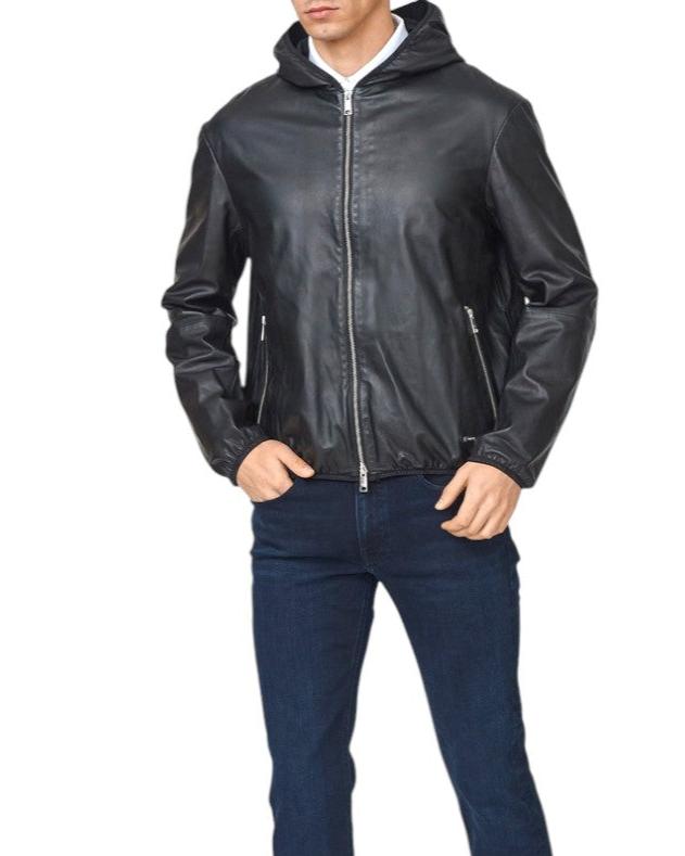 Armani Exchange Lederjacke "Street"