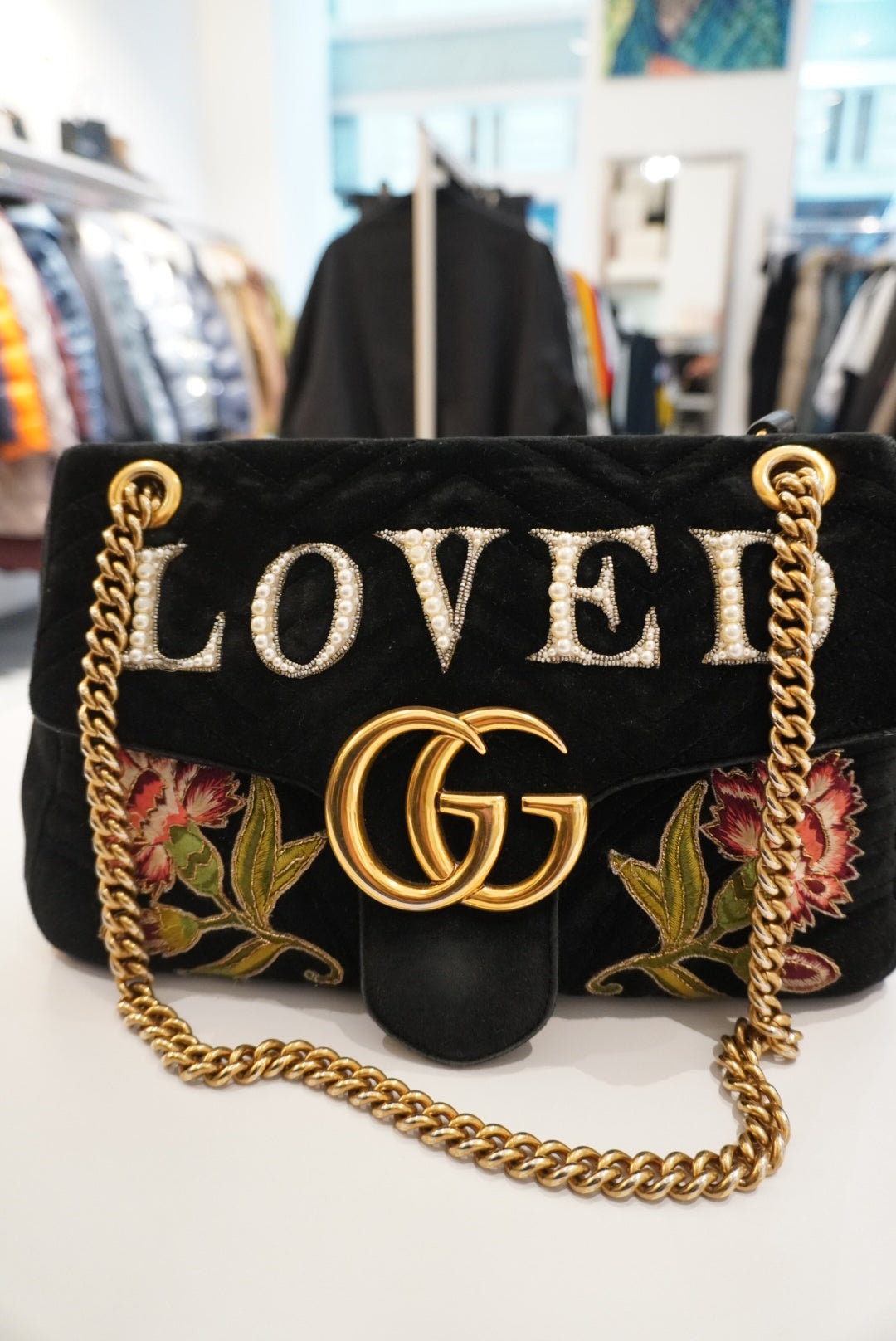 Gucci Marmont Samt Loved