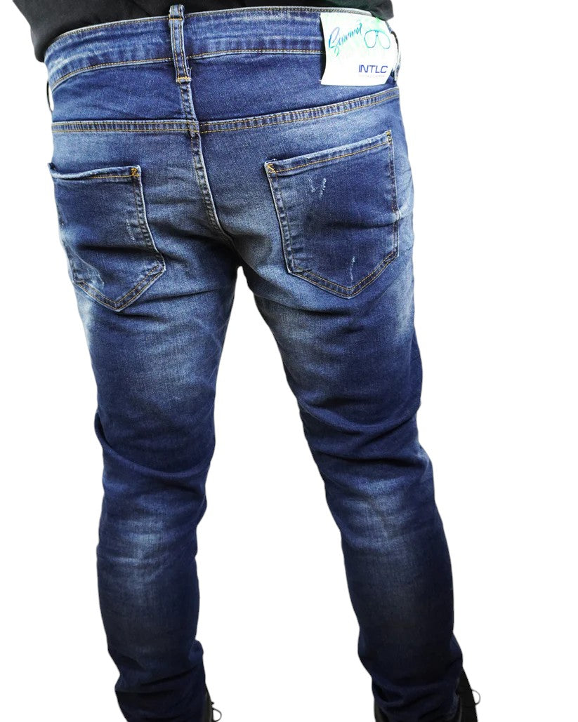 Jeans INTLC Blue Dots