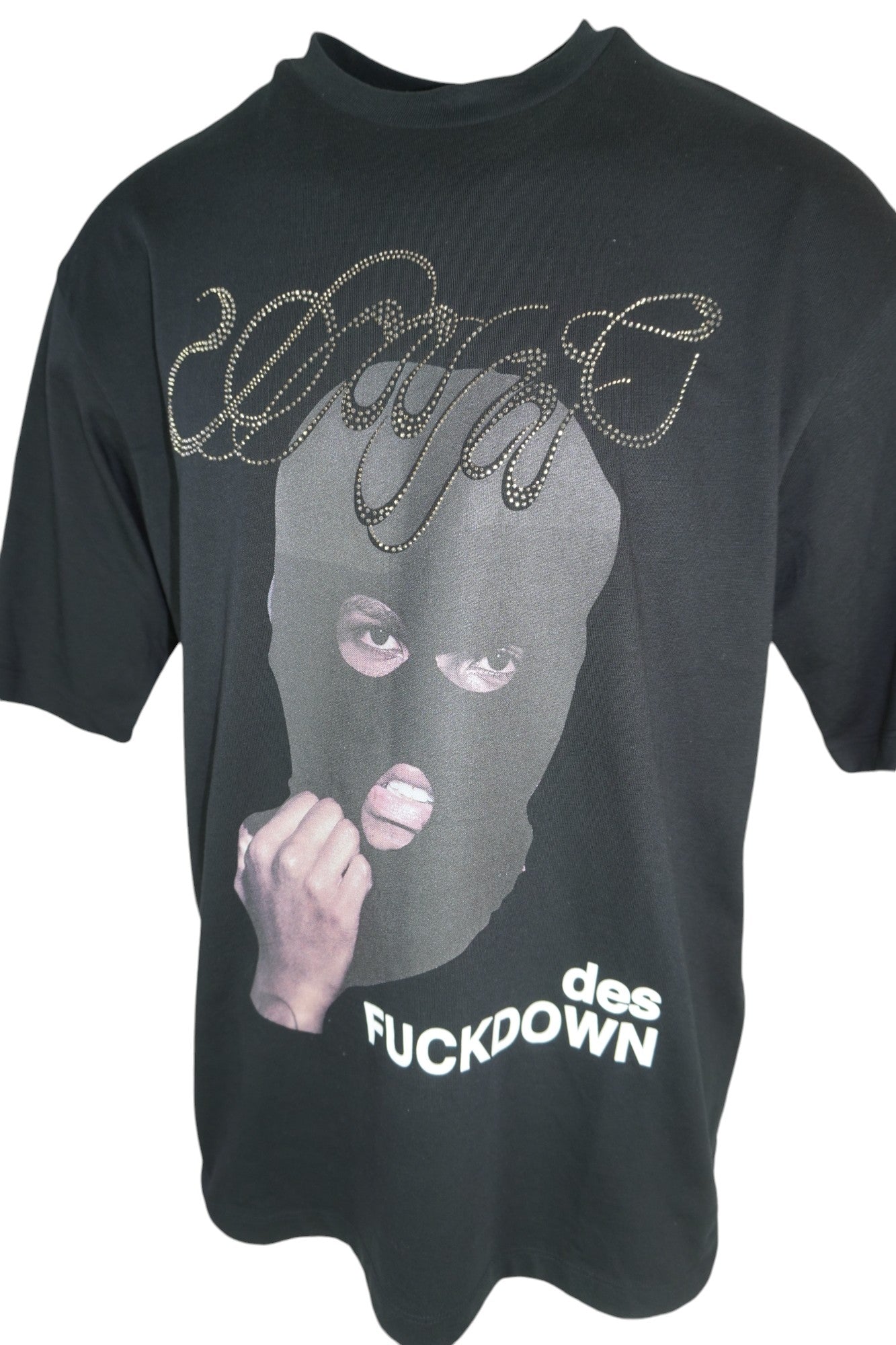 Comme des Fuckdown Shirt MASK BLK