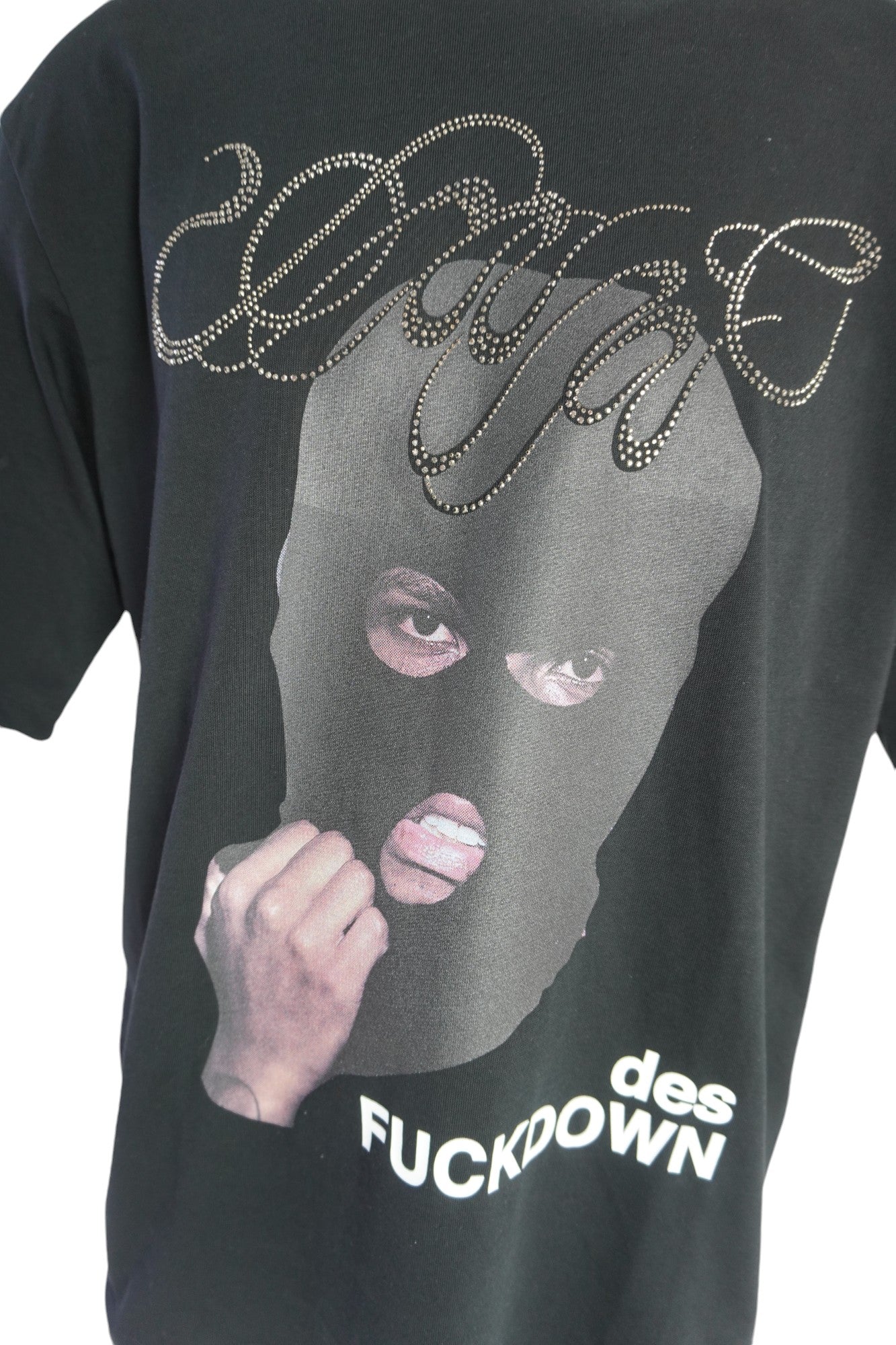 Comme des Fuckdown Shirt MASK BLK