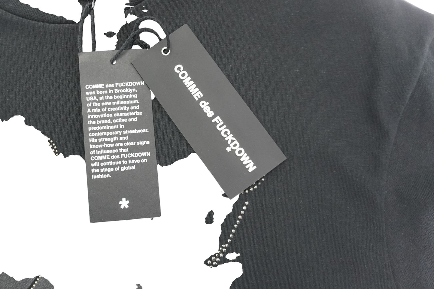 Comme des Fuckdown Shirt MASK BLK