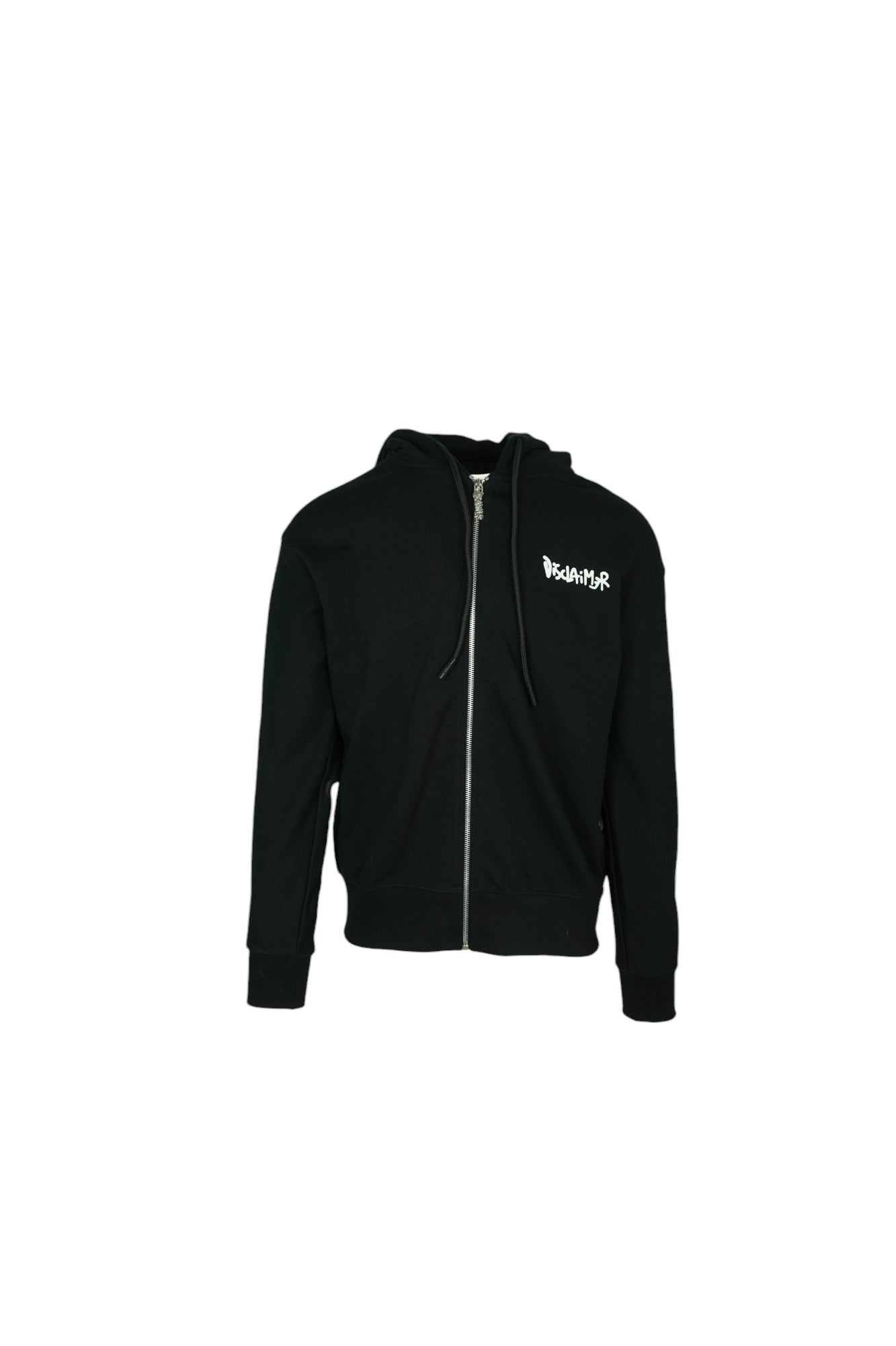 Disclaimer Zip Hoodie "BLK Logo"