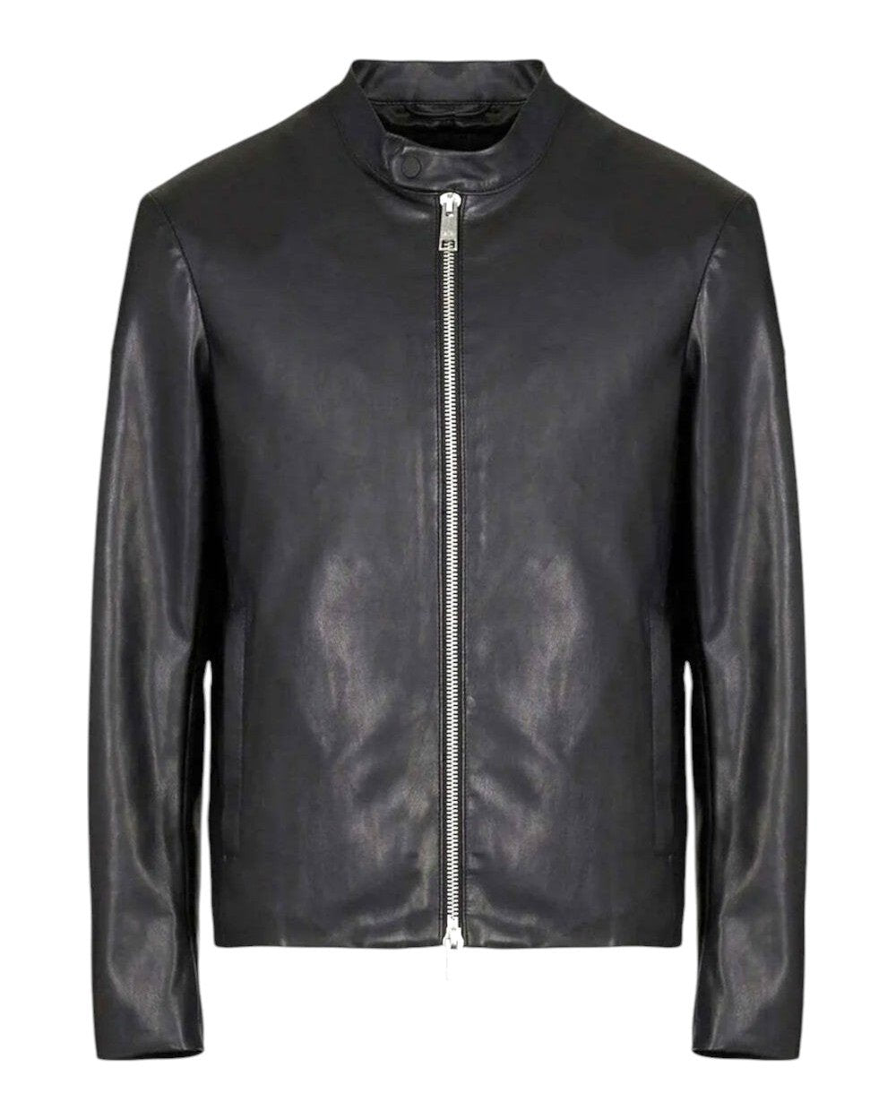 Armani Exchange Lederjacke "Solid"